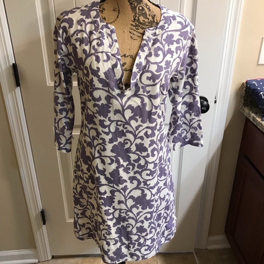 🚤J Crew Patterned Dress